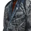 d-bla-dev-fse Blazer in pinstriped devoré denim