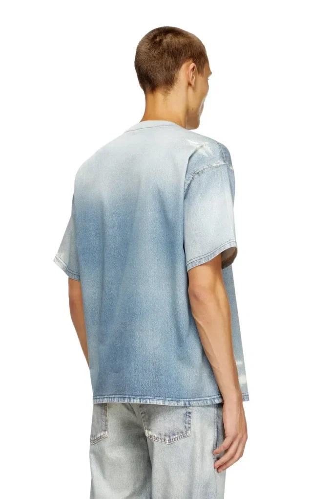 d-box jogg T-shirt in printed bleach-effect JoggJeans