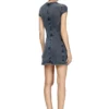 d-cupsleeves Mini dress in denim-look jersey