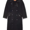 d-delirious-d Trench coat in clean-wash denim