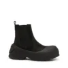 d-donald beatle D-Donald-Chelsea boots in waxed suede and rubber