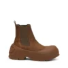 d-donald beatle D-Donald-Chelsea boots in waxed suede and rubber