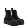 d-donald beatle D-Donald-Chelsea boots in waxed suede and rubber