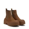 d-donald beatle D-Donald-Chelsea boots in waxed suede and rubber