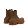 d-donald beatle D-Donald-Chelsea boots in waxed suede and rubber