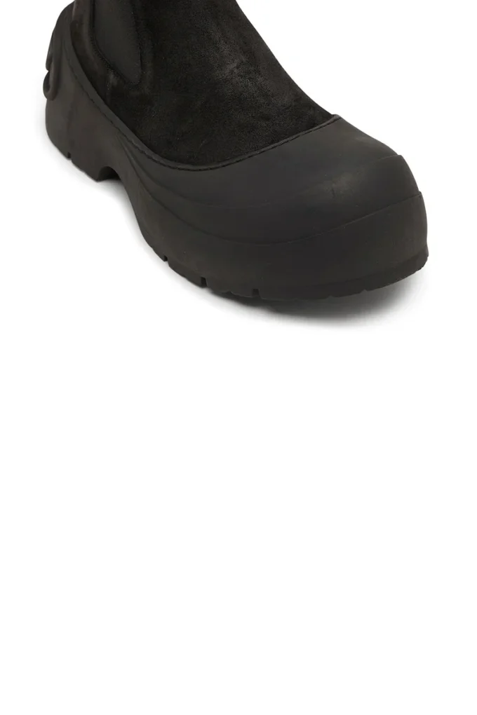 d-donald beatle D-Donald-Chelsea boots in waxed suede and rubber
