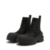 d-donald beatle D-Donald-Chelsea boots in waxed suede and rubber