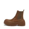 d-donald beatle D-Donald-Chelsea boots in waxed suede and rubber