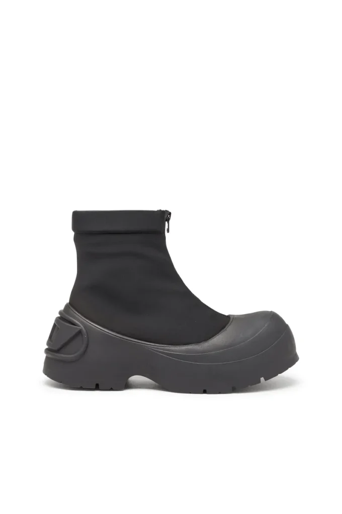 d-donald ch D-Donald-Rubber-trimmed ankle boots