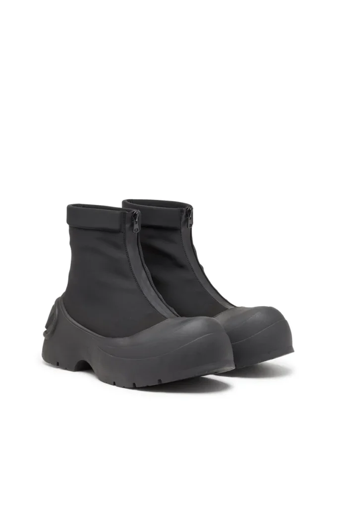 d-donald ch D-Donald-Rubber-trimmed ankle boots