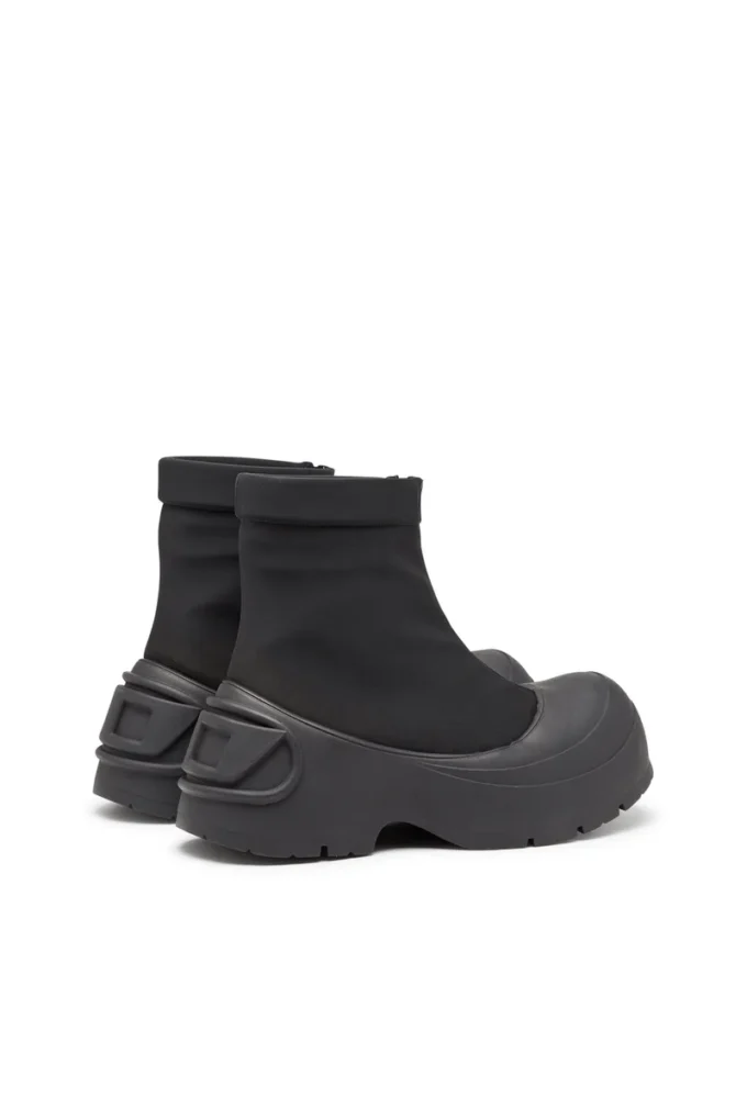 d-donald ch D-Donald-Rubber-trimmed ankle boots