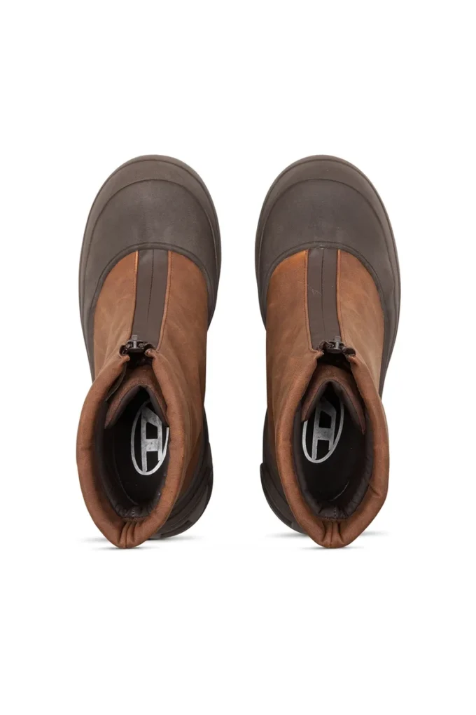 d-donald ch D-Donald-Rubber-trimmed ankle boots