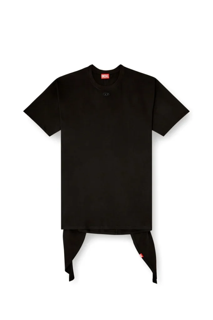 d-eivor T-shirt dress with tie front