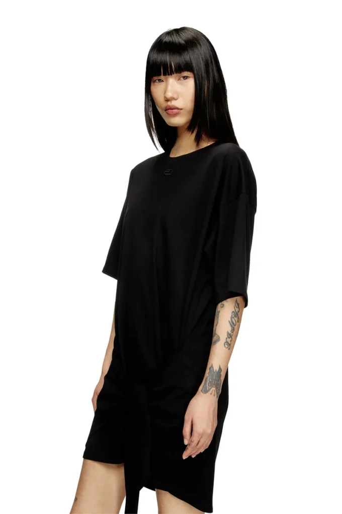 d-eivor T-shirt dress with tie front