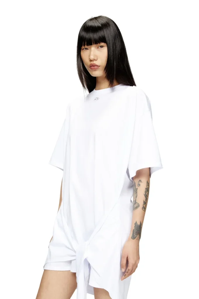 d-eivor T-shirt dress with tie front
