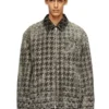 d-elmo-fsh Jacket in houndstooth-weave denim