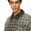 d-elmo-fsh Jacket in houndstooth-weave denim