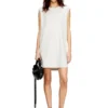 d-emb Short cotton dress with embossed chain