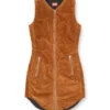 d-enea Cotton mini dress with front zipper