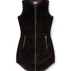 d-enea Cotton mini dress with front zipper