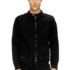 d-glory Moto jacket in clean-wash denim