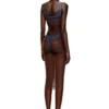 d-haily Sheer dress with lingerie outline