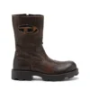 d-hammer bkr d w D-Hammer-Biker boots in distressed crackled suede