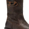 d-hammer bkr d w D-Hammer-Biker boots in distressed crackled suede