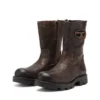 d-hammer bkr d w D-Hammer-Biker boots in distressed crackled suede