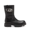 d-hammer bkr d w D-Hammer-Biker boots in shiny leather