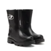 d-hammer bkr d w D-Hammer-Biker boots in shiny leather