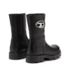 d-hammer bkr d w D-Hammer-Biker boots in shiny leather
