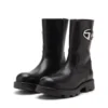 d-hammer bkr d w D-Hammer-Biker boots in shiny leather