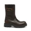 d-hammer bkr d w D-Hammer-Cut-out leather boots with oxidised hardware