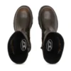 d-hammer bkr d w D-Hammer-Cut-out leather boots with oxidised hardware