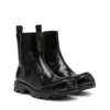 d-hammer bt zip d D-Hammer-Leather Chelsea boots with Oval D toe caps