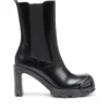 d-hammer ch d w D-Hammer-High-heel boots with Oval D plaque