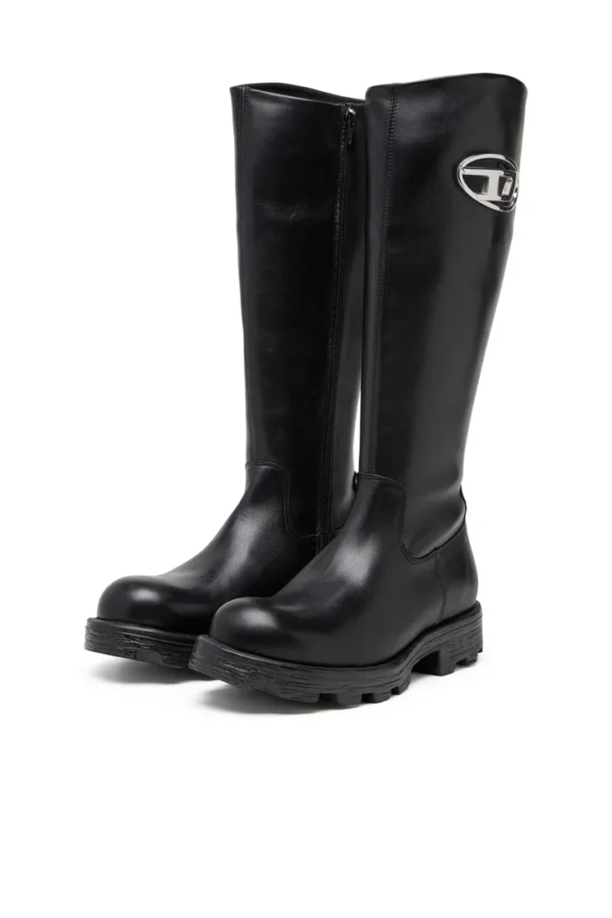 d-hammer hb d w D-Hammer-Leather knee-high boots