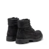 d-hammer lace up D-Hammer-Combat boots in denim and leather