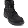 d-hammer lace up D-Hammer-Combat boots in denim and leather