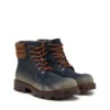 d-hammer lace up D-Hammer-Combat boots in denim and suede