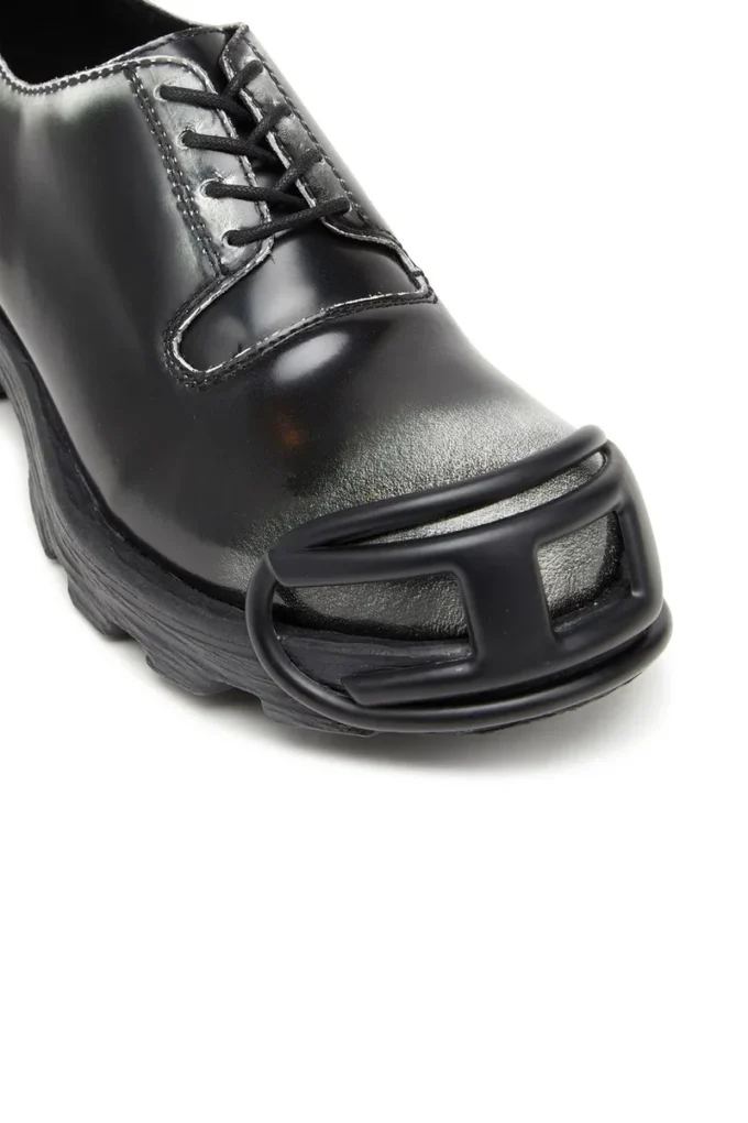 d-hammer so d D-Hammer-Derby shoes in shiny two-tone leather