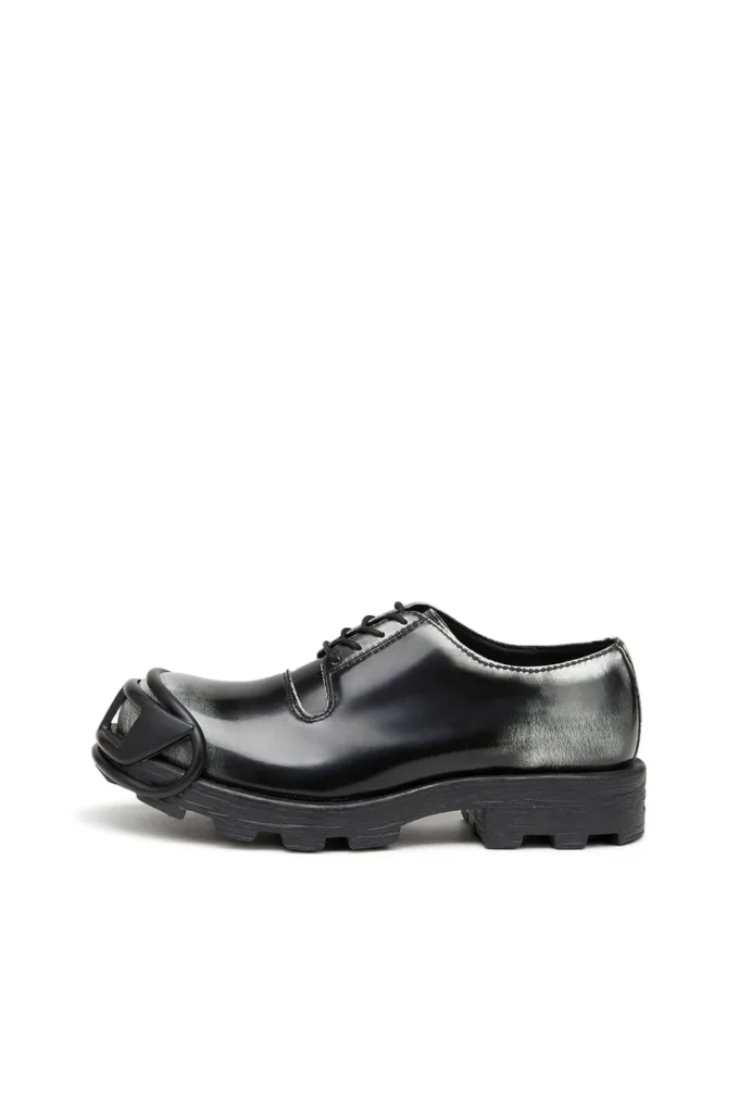 d-hammer so d D-Hammer-Derby shoes in shiny two-tone leather