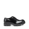 d-hammer so d D-Hammer-Leather lace-up shoes with oval D toe cap