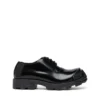 d-hammer so d D-Hammer-Leather lace-up shoes with oval D toe cap