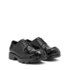 d-hammer so d D-Hammer-Leather lace-up shoes with oval D toe cap