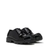d-hammer so d D-Hammer-Leather lace-up shoes with oval D toe cap