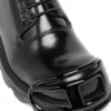 d-hammer so d D-Hammer-Leather lace-up shoes with oval D toe cap