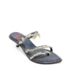 d-havanna kittie D-Havanna Kittie-Frayed-denim mules with crystals