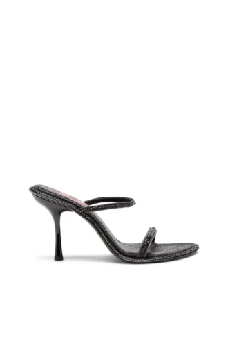 d-havanna sdl D-Havanna-Heeled mules in crystal denim